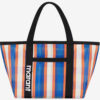 Bolso tote Darwen de nylon a rayas Bolso tote Darwen de nylon a rayas
