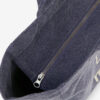 Bolso tote de lona de algodón con cremallera Yenky