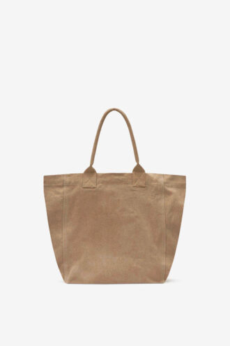 Bolso tote de lona Yenky con logotipo bordado