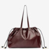 Bolso tote de piel brillante Silven E/W Bolso tote de piel brillante Silven E/W