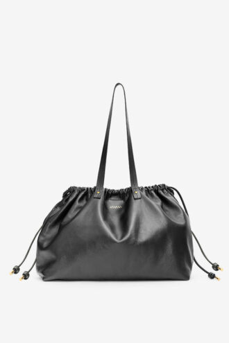 Bolso tote de piel brillante Silven E/W