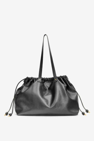 Bolso tote de piel brillante Silven E/W