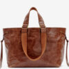 Bolso tote de piel brillante Wardy Bolso tote de piel brillante Wardy