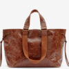 Bolso tote de piel brillante Wardy Bolso tote de piel brillante Wardy