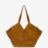 Bolso tote de piel de ante