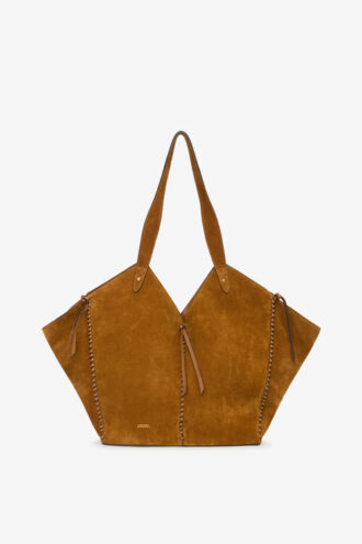 Bolso tote de piel de ante