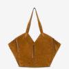 Bolso tote de piel de ante