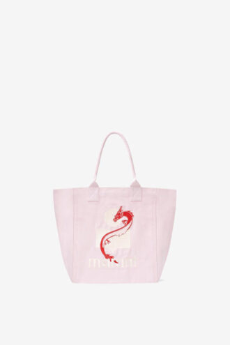 Bolso tote pequeño con el logotipo Yenky bordado
