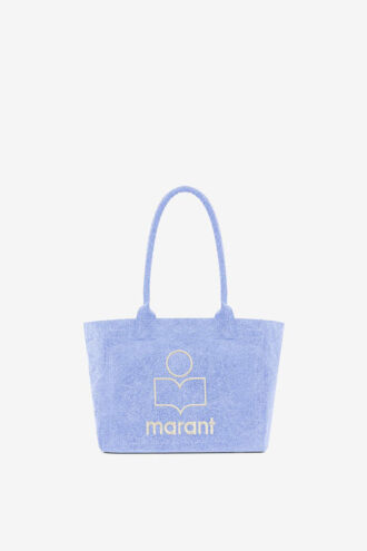 Bolso tote Yenky con cremallera de algodón lavado y logotipo