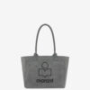 Bolso tote Yenky con cremallera de algodón lavado y logotipo Bolso tote Yenky con cremallera de algodón lavado y logotipo