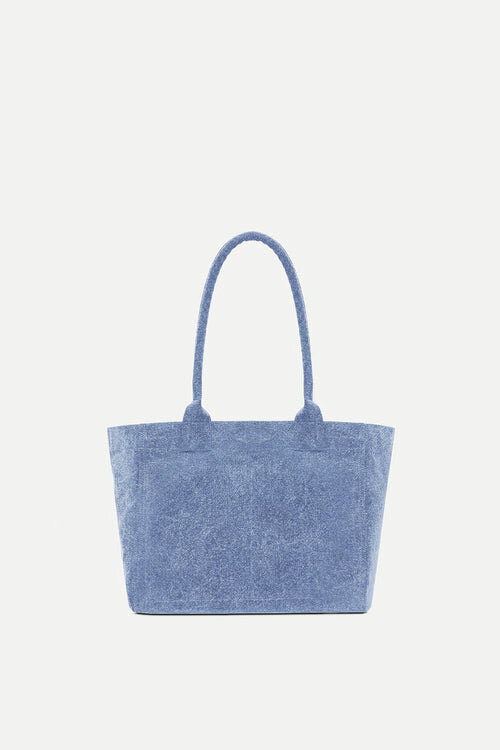 Bolso tote Yenky con cremallera de algodón lavado y logotipo Bolso tote Yenky con cremallera de algodón lavado y logotipo