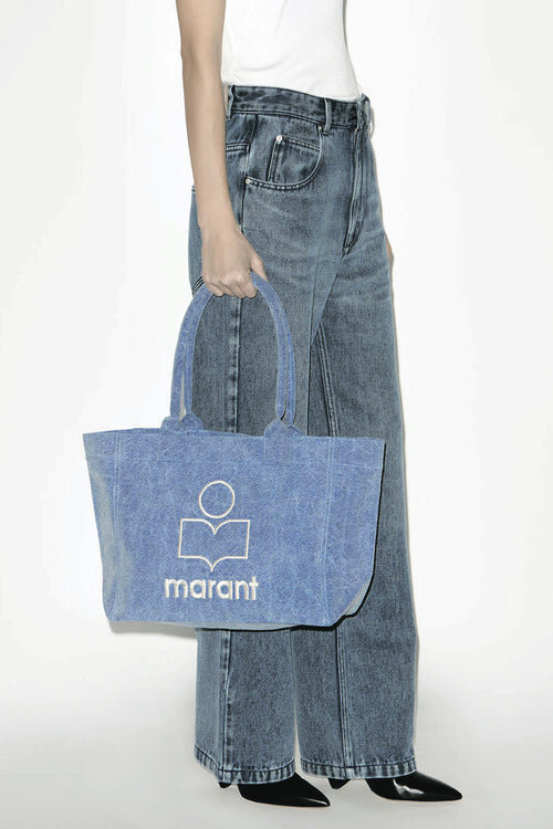 Bolso tote Yenky con cremallera de algodón lavado y logotipo Bolso tote Yenky con cremallera de algodón lavado y logotipo