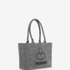 Bolso tote Yenky con cremallera de algodón lavado y logotipo Bolso tote Yenky con cremallera de algodón lavado y logotipo