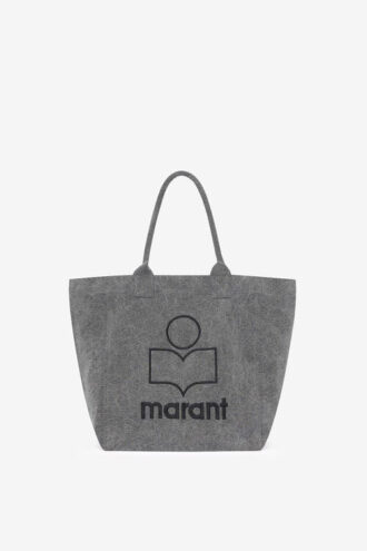 Bolso tote Yenky de algodón lavado con logotipo