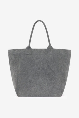 Bolso tote Yenky de algodón lavado con logotipo