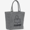 Bolso tote Yenky de algodón lavado con logotipo