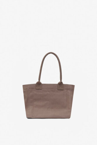 Bolso Yenky Zipped de algodón descolorido con logotipo