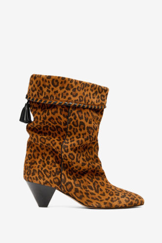 Botas Dalby de ante drapeado