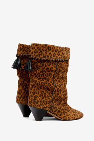 Botas Dalby de ante drapeado