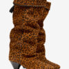 Botas de ante drapeado de piel de becerro Elita Botas de ante drapeado de piel de becerro Elita