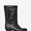 Botas de cuero estilo motero Ademe Botas de cuero estilo motero Ademe