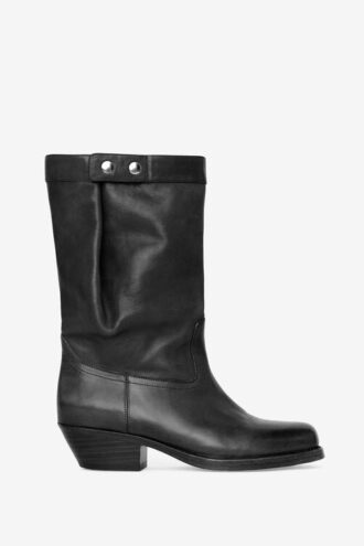 Botas de cuero estilo motero Ademe Botas de cuero estilo motero Ademe