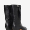 Botas de cuero estilo motero Ademe Botas de cuero estilo motero Ademe