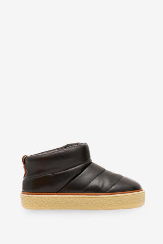 Botas de nieve acolchadas de cuero Eskee