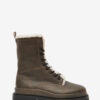 Botas de piel con forro de pelo Ghiso Botas de piel con forro de pelo Ghiso