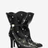 Botas de piel con tachuelas Lolya Botas de piel con tachuelas Lolya