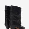 Botas de piel drapeadas Dalby Botas de piel drapeadas Dalby