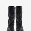 Botas de piel drapeadas Dalby Botas de piel drapeadas Dalby