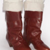 Botas de piel drapeadas Dalby Botas de piel drapeadas Dalby