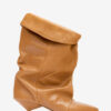 Botas de piel drapeadas Edrik Botas de piel drapeadas Edrik