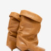 Botas de piel drapeadas Edrik Botas de piel drapeadas Edrik