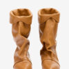 Botas de piel drapeadas Edrik Botas de piel drapeadas Edrik
