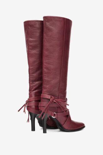 Botas de piel flexible Analui