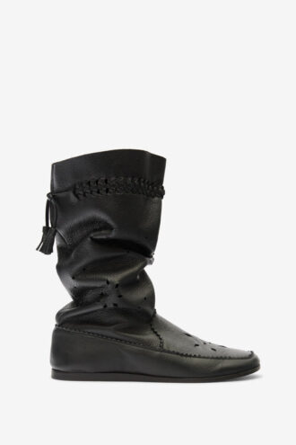 Botas de piel granulada Welky Botas de piel granulada Welky