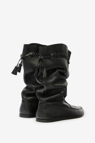 Botas de piel granulada Welky Botas de piel granulada Welky