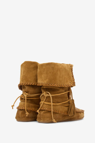 Botas de piel trenzada Winki