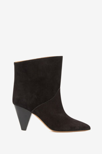 Botas de tacón alto Loline de piel de becerro anteada