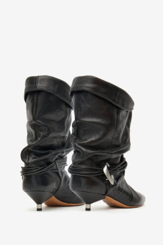 Botas drapeadas Edrika con joyas Botas drapeadas Edrika con joyas