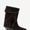 Botas Edoa de piel de becerro anteada Botas Edoa de piel de becerro anteada
