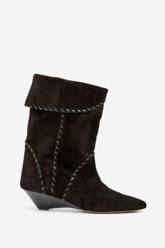 Botas Edoa de piel de becerro anteada