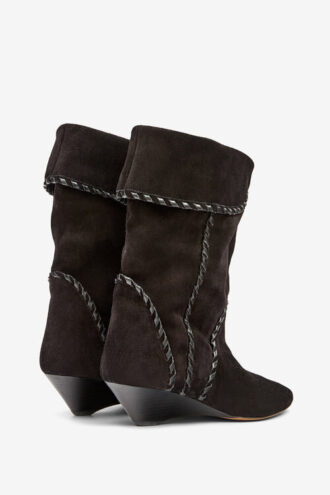 Botas Edoa de piel de becerro anteada