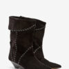 Botas Edoa de piel de becerro anteada Botas Edoa de piel de becerro anteada
