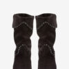 Botas Edoa de piel de becerro anteada Botas Edoa de piel de becerro anteada