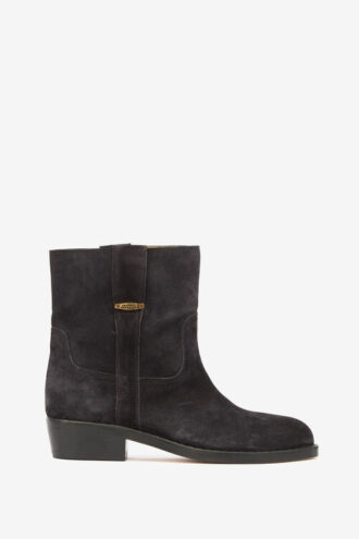 Botas Lylie Camargue de piel de becerro anteada Botas Lylie Camargue de piel de becerro anteada