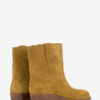 Botas Lylie Camargue de piel de becerro anteada Botas Lylie Camargue de piel de becerro anteada