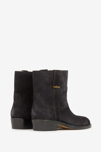 Botas Lylie Camargue de piel de becerro anteada Botas Lylie Camargue de piel de becerro anteada